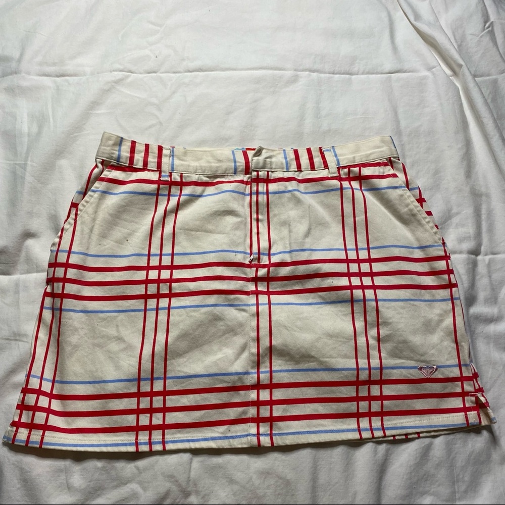 Plaid Roxy Skirt